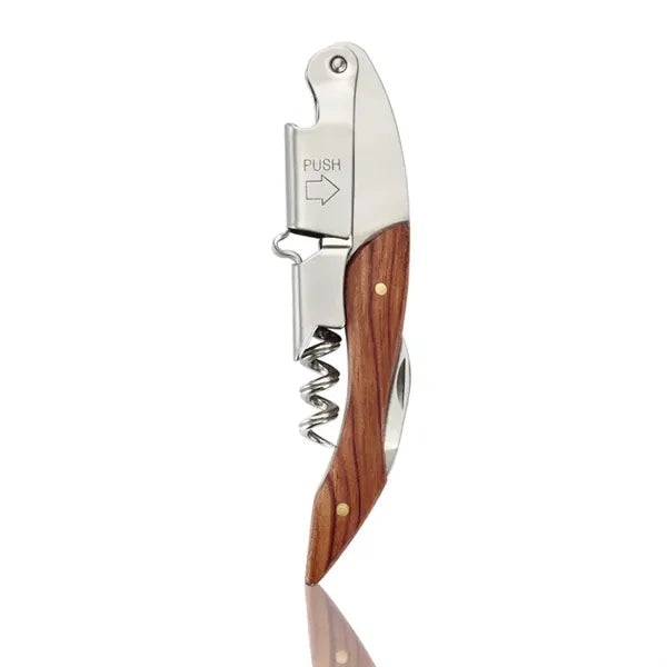 Bottle Opener w/Foil Cutter and Cap Remover for Wine