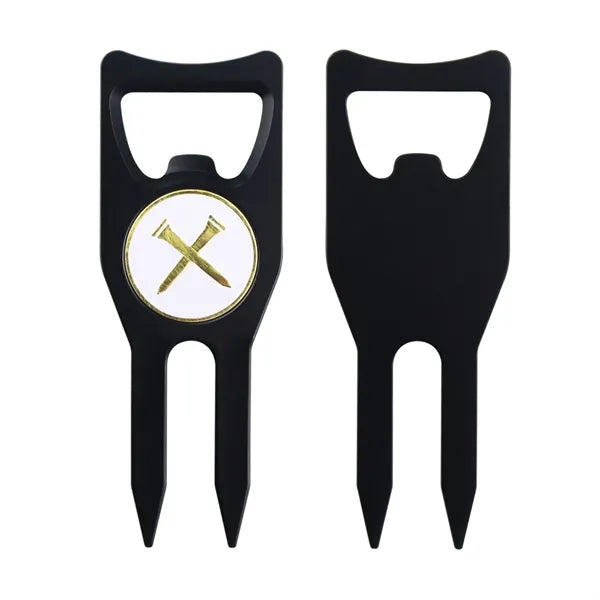 6-in-1 Golf Divot Tool with Bottle Opener