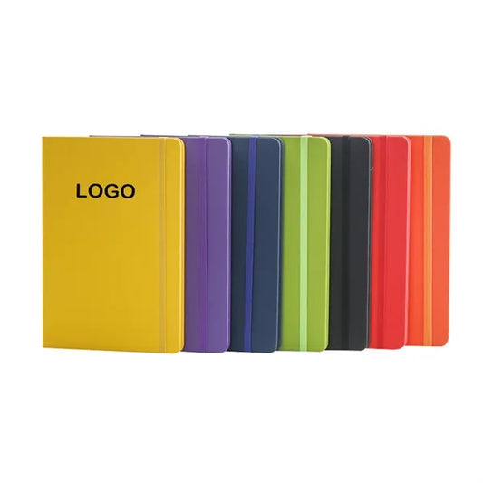 A5 Classic PU Leather Notebook Binding Elastic Strap Book