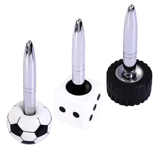 Metal Personalized Ballpoint Pen With Stand Holder Set