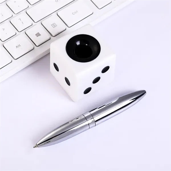 Metal Personalized Ballpoint Pen With Stand Holder Set