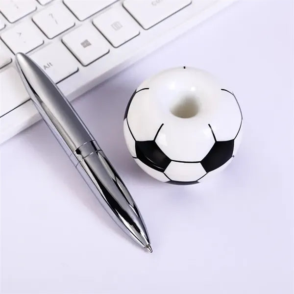 Metal Personalized Ballpoint Pen With Stand Holder Set