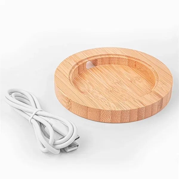 Fast Wireless Charger and Bamboo Base
