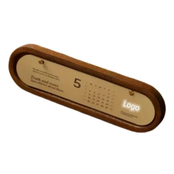Wooden Desk Calendar