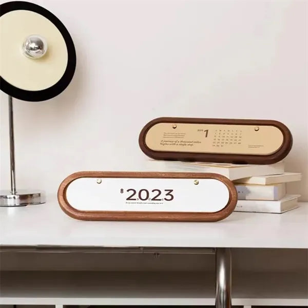 Wooden Desk Calendar