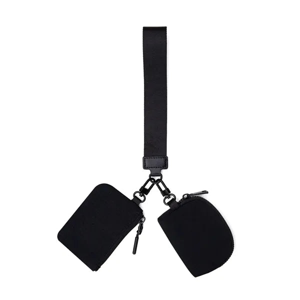 Dual Pocket Zipper Coin Purse