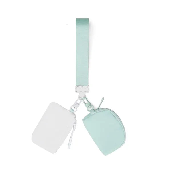 Dual Pocket Zipper Coin Purse