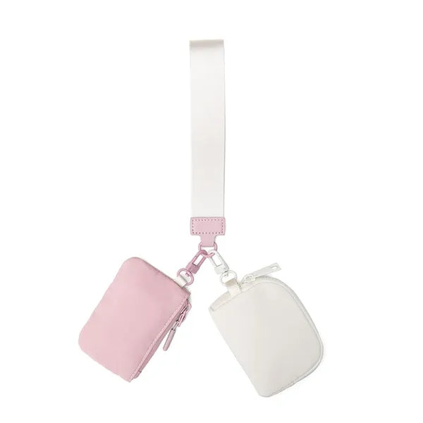 Dual Pocket Zipper Coin Purse