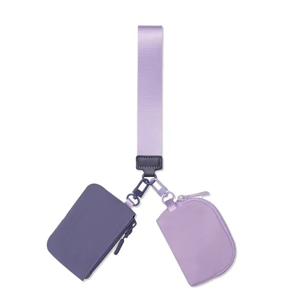 Dual Pocket Zipper Coin Purse