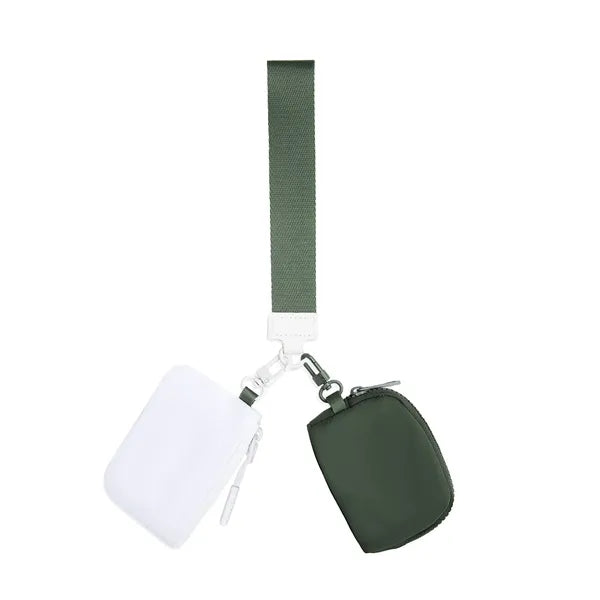 Dual Pocket Zipper Coin Purse