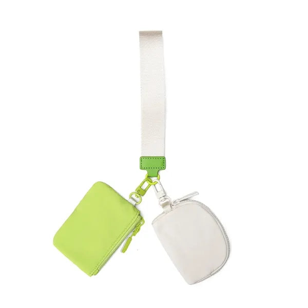 Dual Pocket Zipper Coin Purse