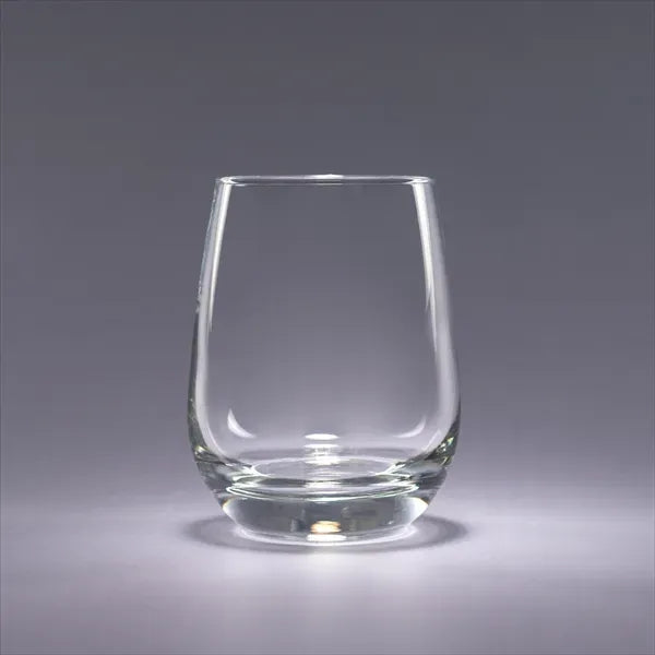 Engraved Stemless Wine Glass