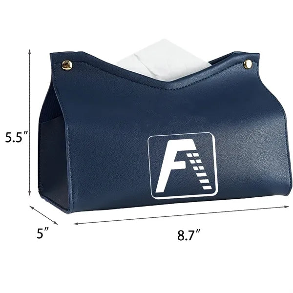 PU Leather Tissue Box Cover Modern Holder
