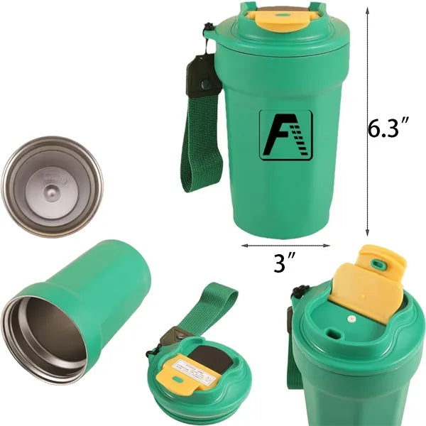 15.2 oz Stainless Steel Insulated Travel Vacuum Cup