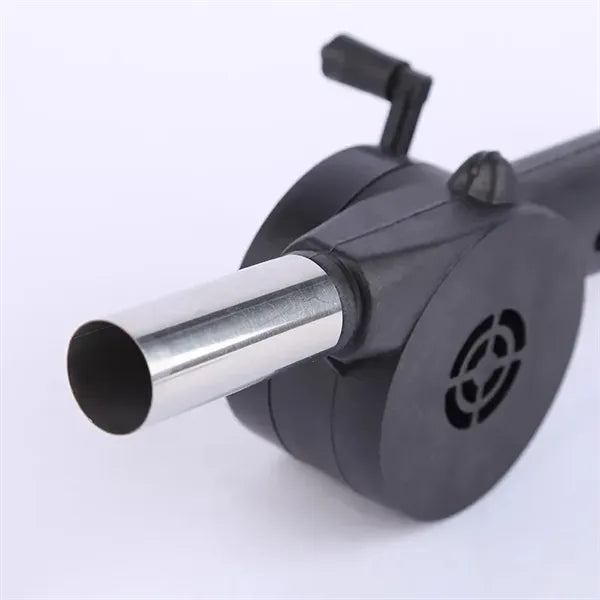 BARBECUE ACCESSORIES Hand-operated blower.