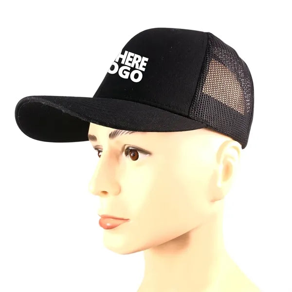 Unstructured Trucker Cap W/ Mesh & Sandwich Visor