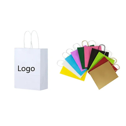 Matte Color Paper Shopper Bag (8 1/4" X 4 5/16" X 10 5/8")