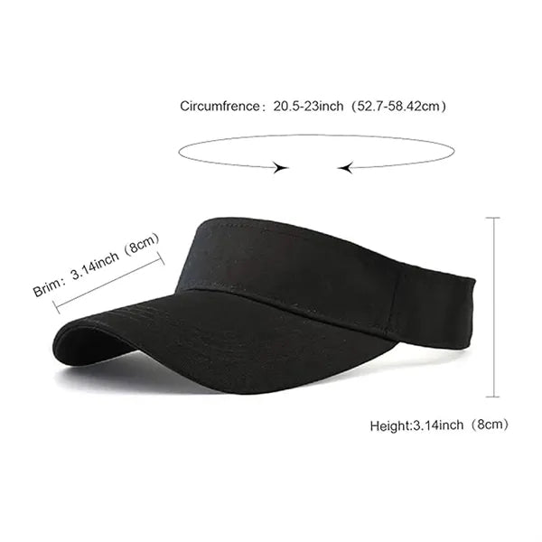 Sports Sun Visor Hats Empty Top Cap