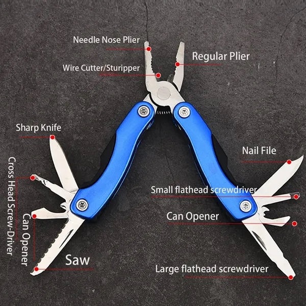11-in-1 Stainless Steel Multi-Tool Pliers