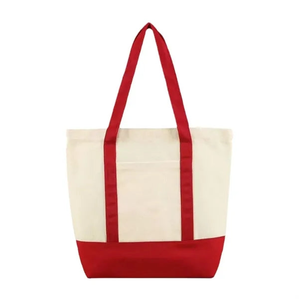 Two-tone Canvas Tote Bag