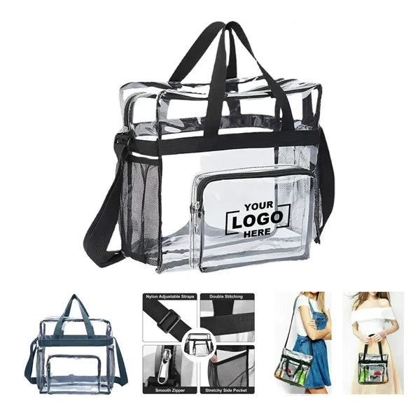 Stadium Approved See Through Clear Tote Bag