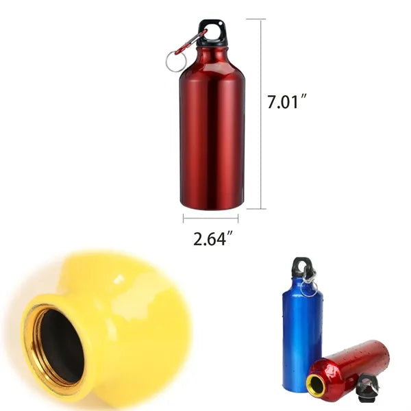 17.6 Oz Aluminum Sports Water Bottle