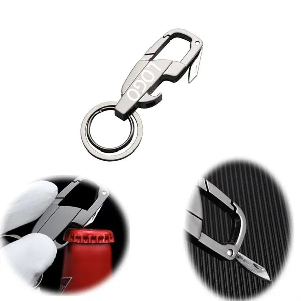Metal Portable Multitool Carabiners Keychain