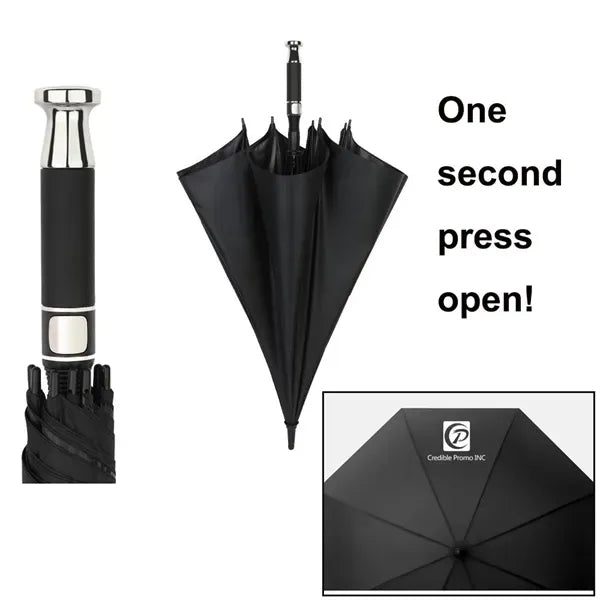 Golf Rolls-Royce Automatic Black Vinyl Umbrella
