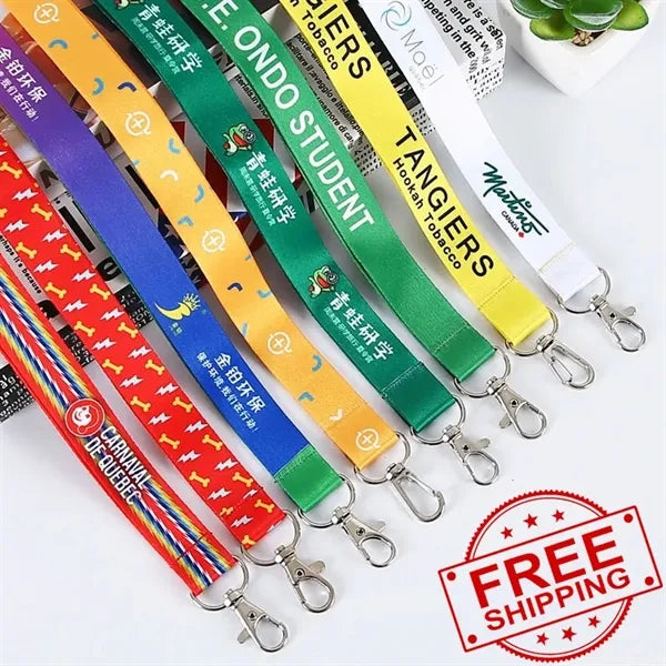 Full Color Dye Sublimated Lanyards with Hook
