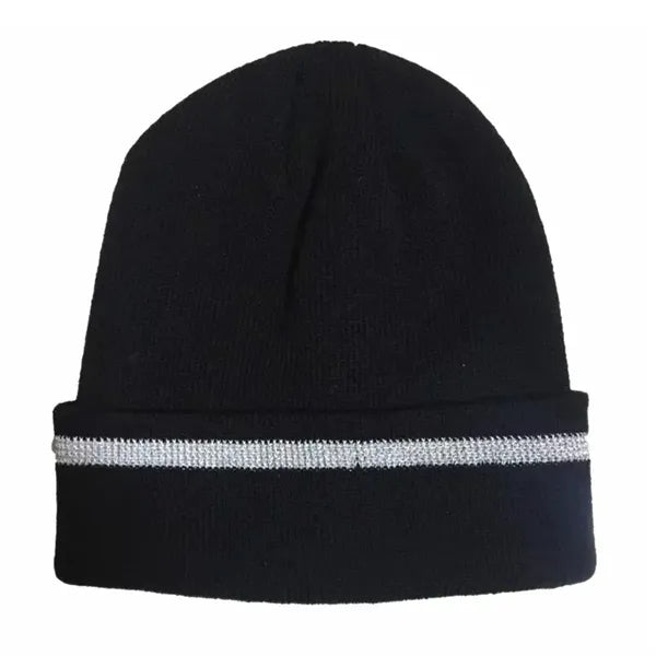 Acrylic Reflective Knitted Cuffed Safety Beanie