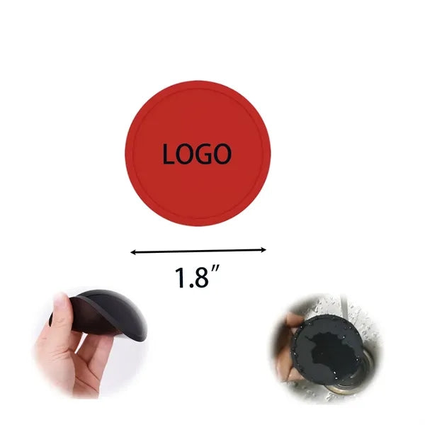 Portable Round Silicone Non-Slip Coaster