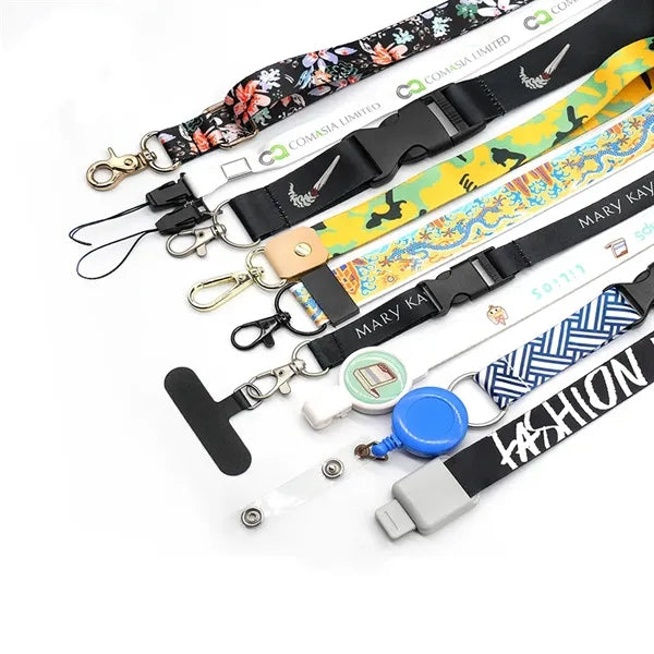 5/8" Custom Full color lobster clasp Lanyards
