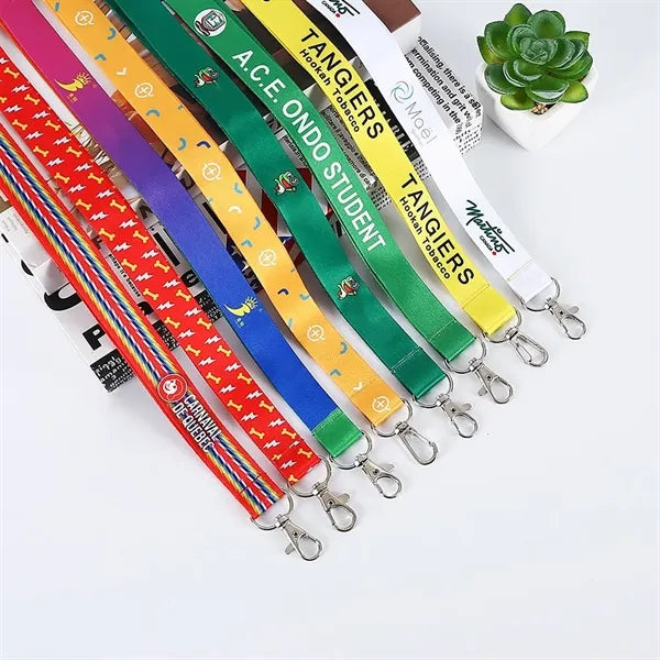 5/8" Custom Full color lobster clasp Lanyards