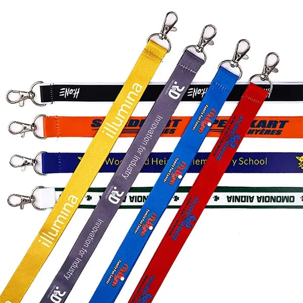 5/8" Custom Full color lobster clasp Lanyards