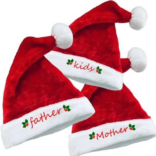 Christmas Plush Soft Santa Hat