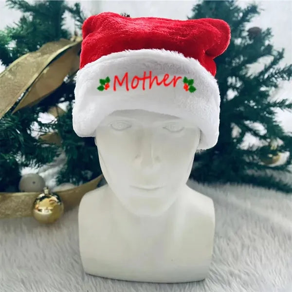 Christmas Plush Soft Santa Hat