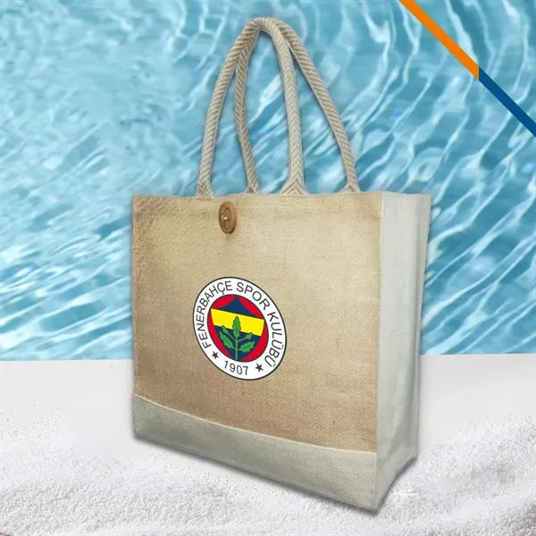 Norton Laminated Jute Tote Bag