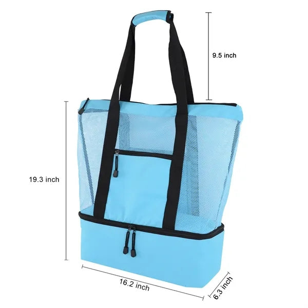 Mesh Tote Bags with Cooler