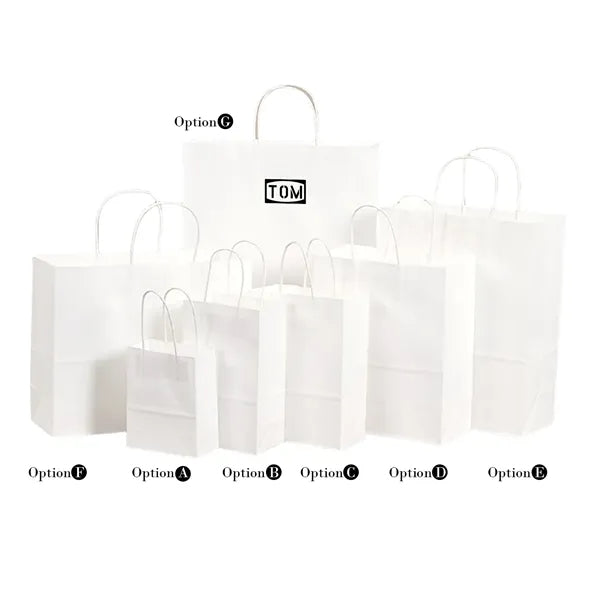 Clothing/Coffee/Gift/Food Delivery Kraft Paper Carry Bags
