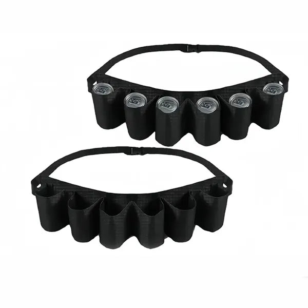 6 Pack Adjustable Camouflage Beer Holster Belt