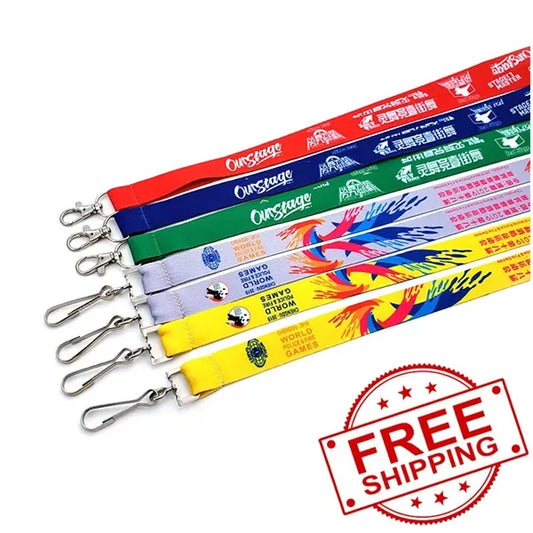 Dye Sublimation Double Ended Lanyard w/ hook