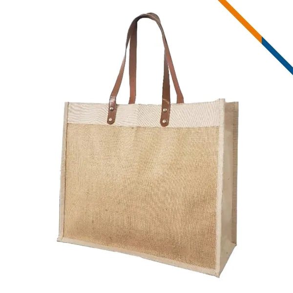 Nepeta Laminated Jute Tote Bag