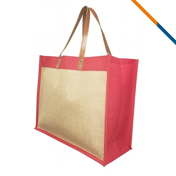 Nepeta Laminated Jute Tote Bag
