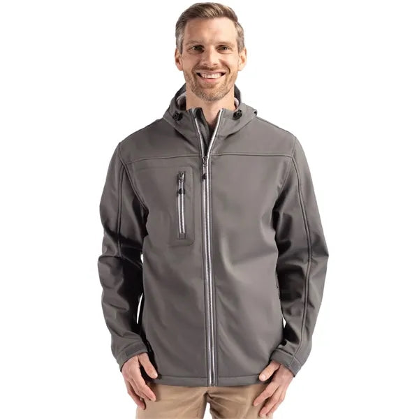 Clique Telemark Recycled Stretch Softshell Mens Full Zip ...