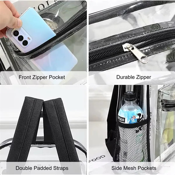 Transparent Waterproof Fashion Backpack Unisex