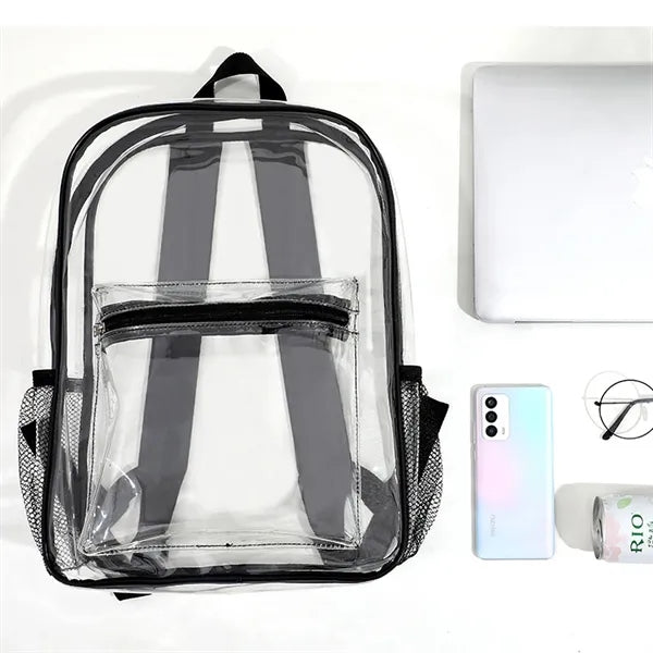 Outdoor Sports Waterproof Clear Transparent Pvc Backpack