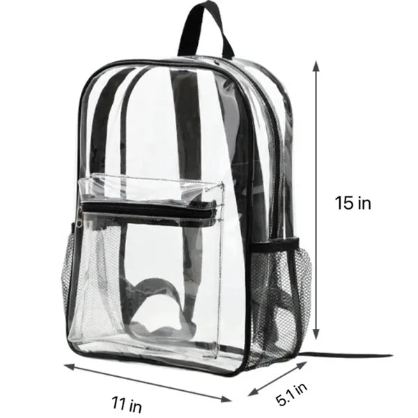 Outdoor Sports Waterproof Clear Transparent Pvc Backpack