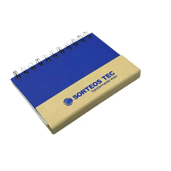 Eco-Recycled Magnetic Journal With Sticky Notes And Flags