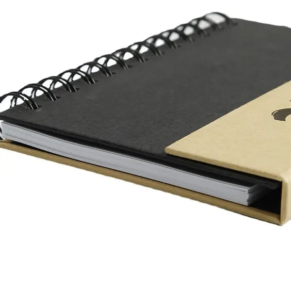 Eco-Recycled Magnetic Journal With Sticky Notes And Flags