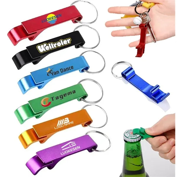Aluminum Bottle Opener Keychains